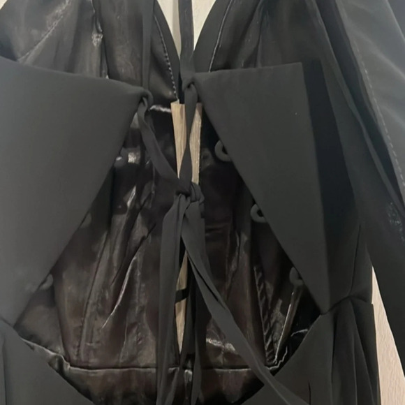 ABBY PARIS SHORT Mini Dress by LUCCI LU 984911 in Black Size 2 - Picture 5 of 9